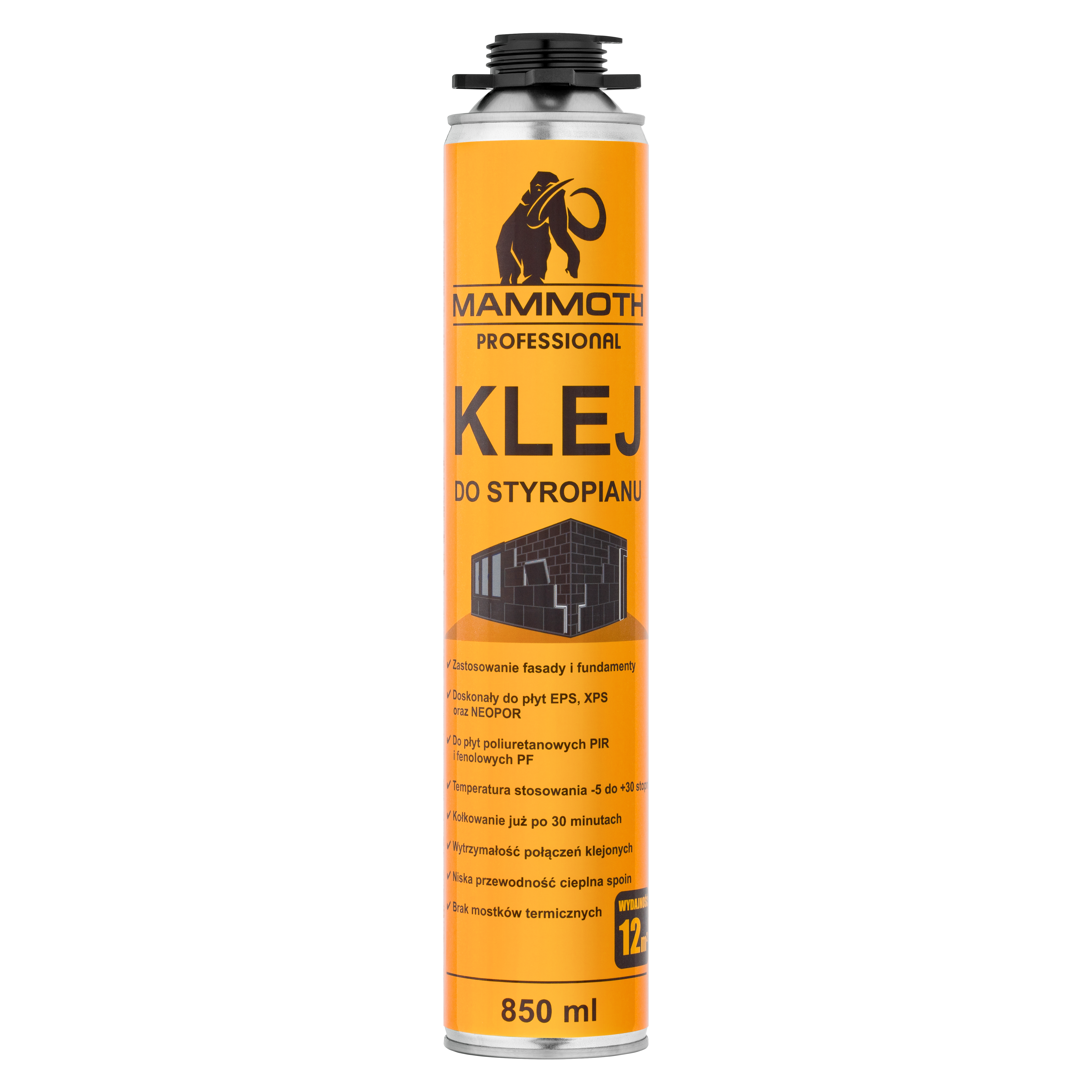 KLEJ DO STYROPIANU 850 ml x 12 sztuk - obrazek 2