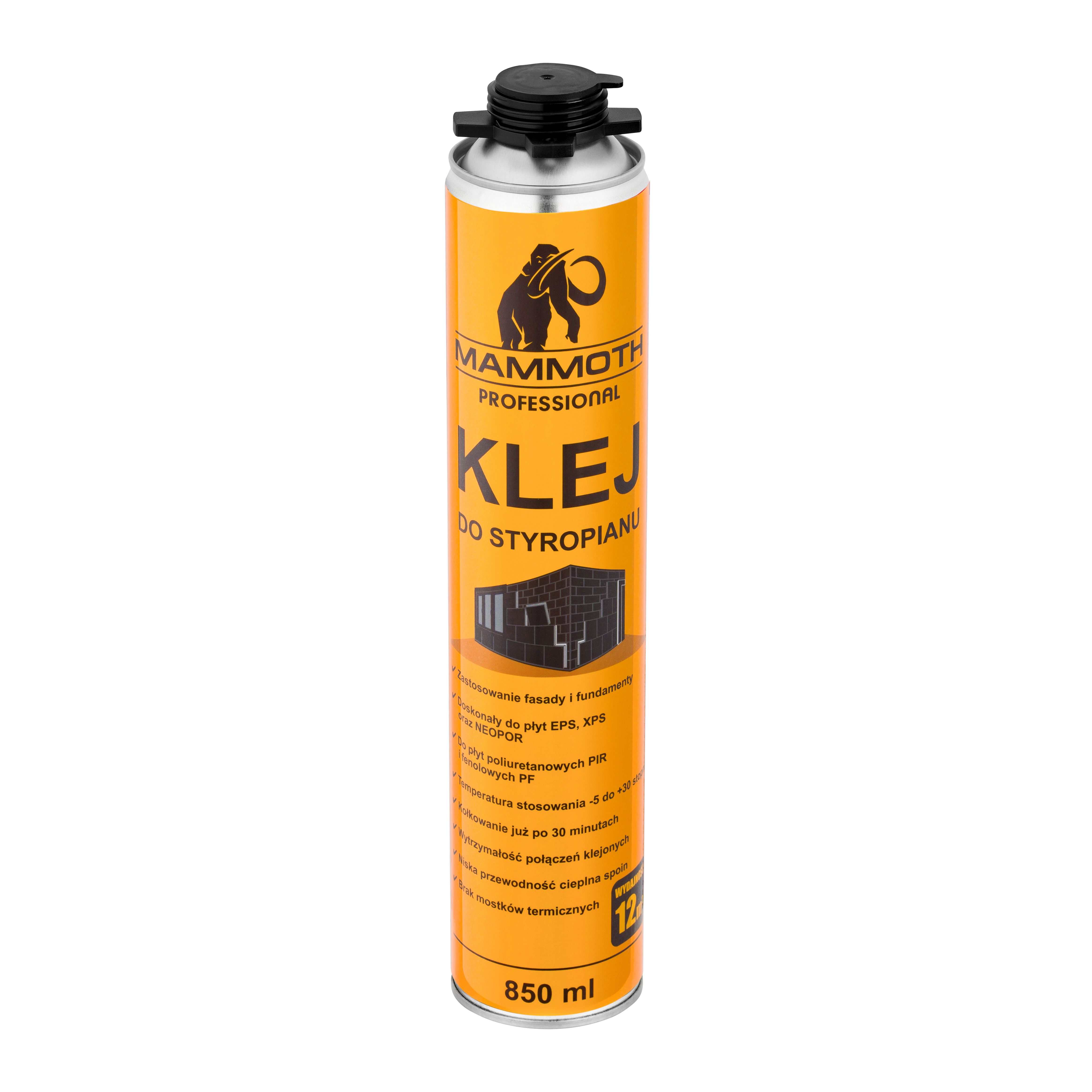 KLEJ DO STYROPIANU 850 ml x 12 sztuk - obrazek 3