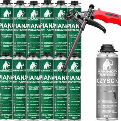 ZESTAW PIANA ECONOMIC + CZYŚCIK + PISTOLET TEFLONOWY