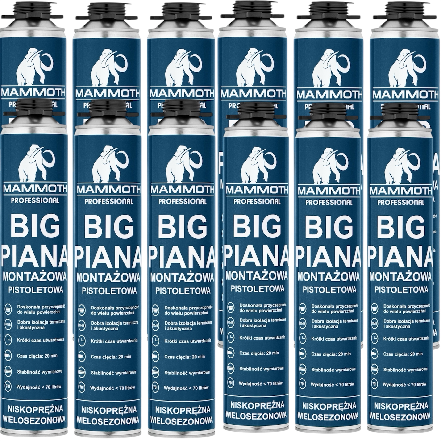 PIANA MONTAŻOWA PISTOLETOWA BIG 870 ML